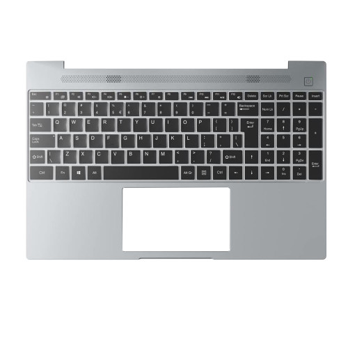 Laptop PalmRest&keyboard For MEDION AKOYA E15303 MD62021 MD62113 MD62114 MD62115 MD62129 MD62130 MD62137 MD62284 MD62370 MD63885 Silver Top Case Black United States US With Backlit