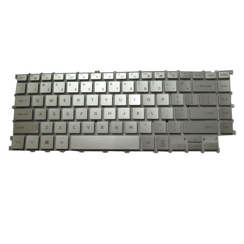 Laptop Keyboard For Samsung NP950XBV 950XBV English US With Backlit Silver 3 columns New  
