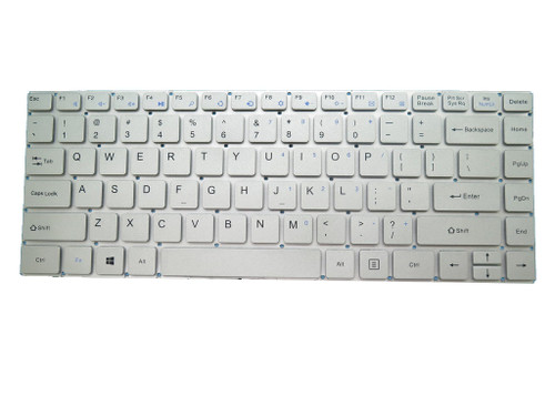 Laptop Keyboard For mediacom FlexBook edge 13S Lite M-FBE13S3 United States US Without Frame Silver