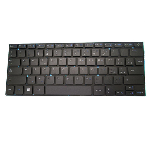 Laptop Keyboard For mediacom SmartBook 142 M-SB142 Italian IT Black Without Frame