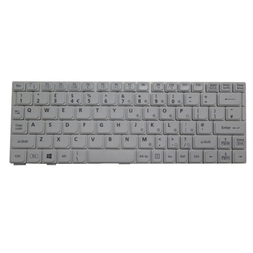 Laptop Keyboard For Panasonic Let's Note CF-SX1 CF-SX2 CF-SX3 CF-SX4 HMB3350CPC1002A SN1501310016 United Kingdom UK White New