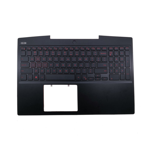 Laptop Palmrest For DELL G3 3590 08WVW8 8WVW8 460.0H70J.0021 With Backlit English US Keyboard Without RGB Red Keycap Upper Case New