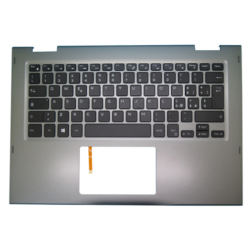 Laptop Palmrest For DELL Inspiron 13 5379 0JCHV0 JCHV0 With Backlit Italian IT Keyboard Gray Upper Case New