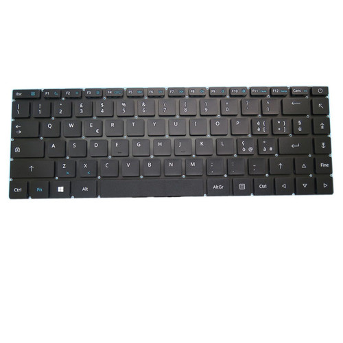 Laptop Keyboard For mediacom SmartBook Pro M-SB14PRO/2 Italian IT Black Without Frame