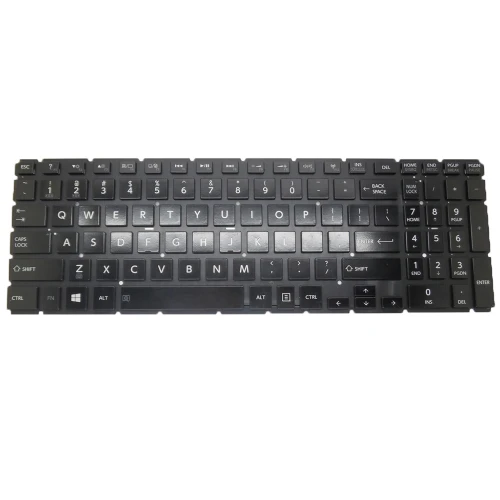 Laptop Keyboard For Toshiba Satellite P50D-C English US Black Without Frame With Backlit New