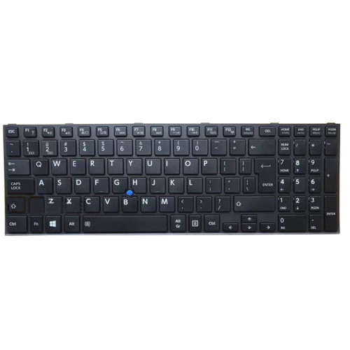 Laptop Keyboard For Toshiba Satellite C50D-B C50D-B-12C PSCN4E-01G00MGR C50D-B-13V PSCN4E-02K00MGR C50D-B-14F PSCN4E-02R00MGR International English UI Black With Pointing New
