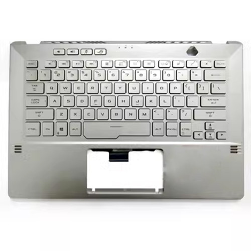 Laptop PalmRest&keyboard For ASUS ROG Studio Pro 14 PX401QM Silver Top Case With Backlit United States US keyboard