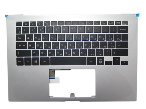 Laptop Silver PalmRest&Keyboard For LG 14Z90P 14Z90P-G 14Z90P-K MBN664635XX KT01-20B7BS03USRA000 Russian RU Black Keyboard