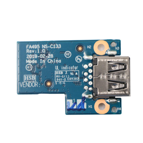 Laptop USB Board For Lenovo Thinkpad T495 (Type 20NJ, 20NK) 02DM361 Sub Card T495 FS495 NS-C133 USED