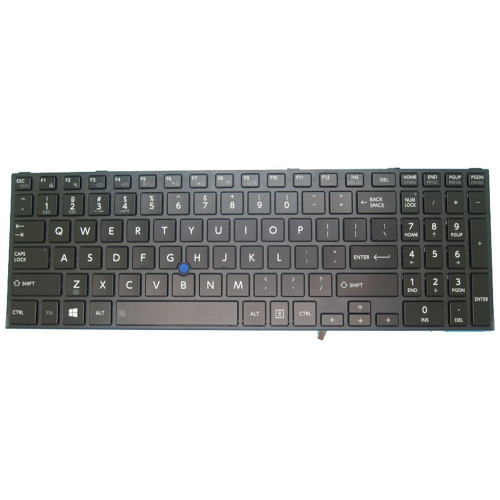 Laptop Keyboard For Toshiba Tecra Z50-E Z50-E-10C Z50-E-10D Z50-E-10H Z50-E-172 English US Black With Backlit&Pointing New