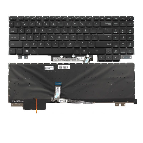 Laptop Keyboard For ASUS ProArt StudioBook HM5600QM United States US Without Frame Black With Backlight