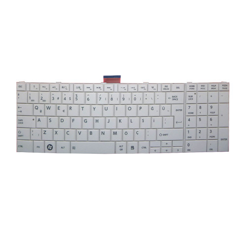 Laptop Keyboard For Toshiba Satellite C850 PSC9SA-01000C PSC9SA-01X00C PSCBWA-05D001 PSCBWA-05E001 PSCBWA-09L001 Turkey TR White New