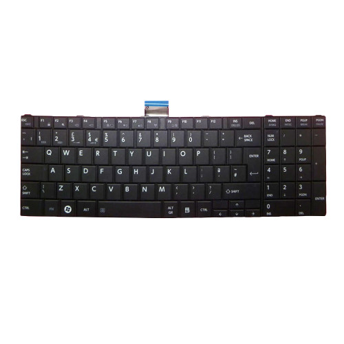 Laptop Keyboard For Toshiba Satellite C850 C850-1MF C850-1MN C850-1MT C850-1MU C850-1E7 C850-1LX United Kingdom UK Black New