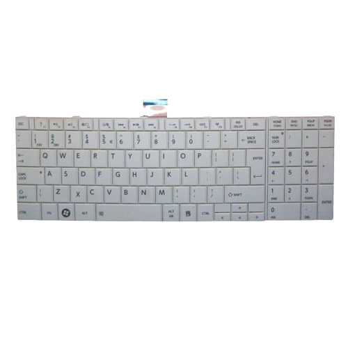 Laptop Keyboard For Toshiba Satellite C850 C850-1D2 C850-1G2 C850-1G5 C850-1KN C850-1LH C850-1LK C850-1LW C850-1MC C850-1NU C850-1PM English US White Big Enter New