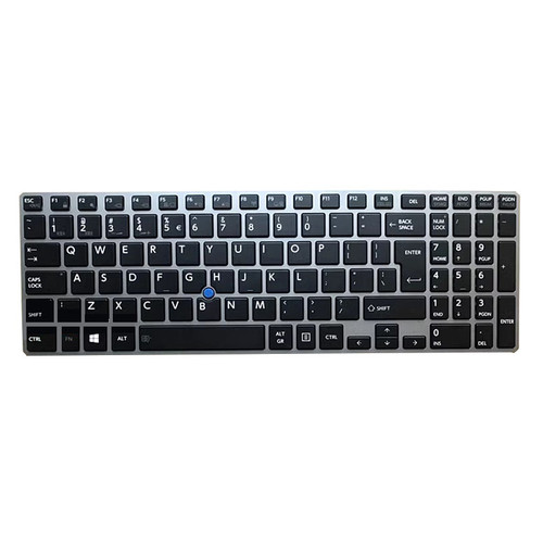Laptop Keyboard For Toshiba Tecra Z50-A Z50-A-13F Z50-A-13G Z50-A-13J Z50-A-13N Z50-A-142 Z50-A-147 Z50-A-148 International English UI Black With Gray Frame With Backlit&Pointing New