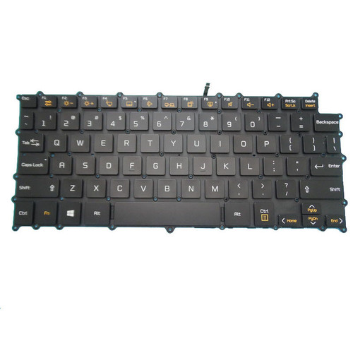Used Laptop Keyboard For LG 13Z980 13ZD980 SG-91020-XUA AEW73969812 SN3871BL1 English US Black Without Frame & With Backlit
