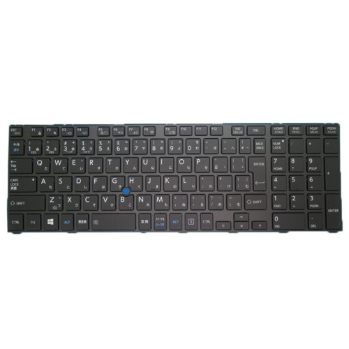 Laptop Keyboard For Toshiba Tecra W50-A PT640C-00Y003 PT640C-03K003 PT640C-05U039 PT640C-068039 PT640C-079039 PT640C-0FY05M Japanese JP Black With Frame With Backlit&Pointing New