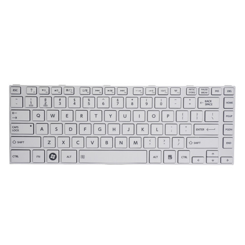 Laptop Keyboard For Toshiba Satellite S40DT-A S40DT-A4192SM S40DT-ASP4262SM S40DT-ASP4268SM S40DT-ASP4379SM S40DT-ASP4382S English US White With Frame New