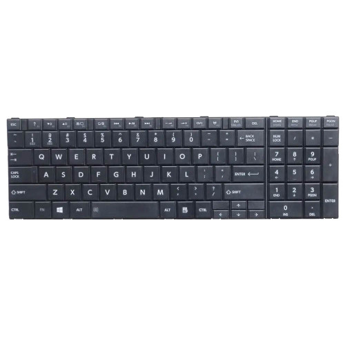 Laptop Keyboard For Toshiba Satellite C50T-A C50T-A-10F C50T-A-10J C50T-A-10K C50T-A-10T C50T-A-10Z C50T-A-11D English US Black New