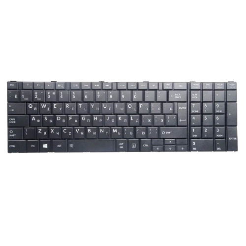 Laptop Keyboard For Toshiba Satellite C50-A C50-A-1FT C50-A-1HF C50-A-1JM C50-A-1JN C50-A-1JU C50-A-1KQ C50-A-1LF C50-A-1M0 Russia RU Black New