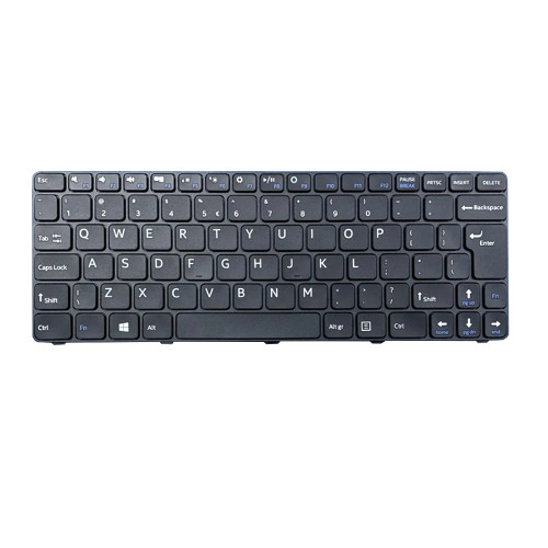 Laptop Keyboard For ECS ECM15K8 UK A 002-15K86LHA04 K82382XA8054C 01727249CN United Kingdom UK Black Black With Frame New