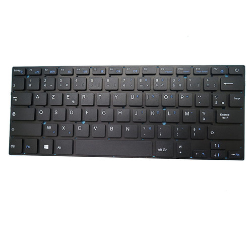 Laptop Keyboard For Thomson NEO14A-4WH128 Black Without Frame France FR