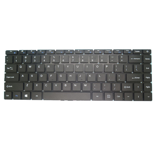 Laptop Keyboard For Thomson WWX14C4GO64 United States US Black Without Frame