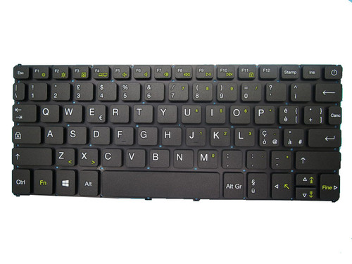 Laptop Keyboard For Thomson WWNEO10A-2WH32 Black Italian IT Without Frame