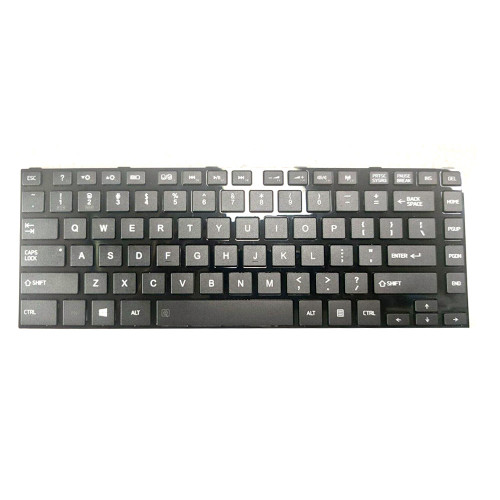 Laptop Keyboard For Toshiba Satellite L40-A4160FM L40-A4194FM PSKHAC-02100X PSKHAC-02200X PSKHSC-01E00X English US Black With Frame New