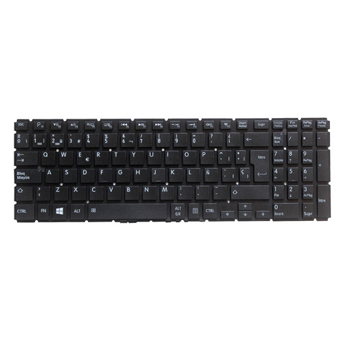 Laptop Keyboard For Toshiba Satellite L50-C L50-C-26M L50-C-26N L50-C-26P L50-C-26Q L50-C-26R L50-C-26T L50-C-26Z Spanish SP Black Without Backlit New