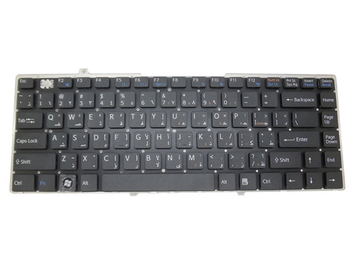 Laptop Keyboard For SONY For VAIO VGN-FW VGN FW VGN-FW12G VGN-FW12M VGN-FW13GU VGN-FW25G VGN-FW25M VGN-FW26G VGN-FW27GU Arabia AR Black Without Frame New
