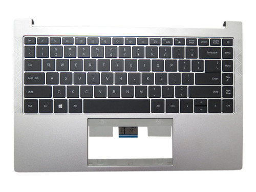 Used Laptop Silver PalmRest&Black Keyboard For Tongfang DOK-V6502A DOK-6502A English US