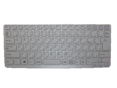 Laptop Keyboard For SONY For VAIO SVE141 SVE14119FJW SVE1411AJ SVE14129CJW SVE1412AJ SVE14139CJW SVE1413AJ Japanese JP White With Frame New