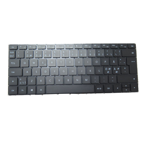 Laptop Keyboard For HUAWEI MateBook WRT-W19L WRT-W29L HN-W19L HN-W19R Nordic NE Black With Backlit