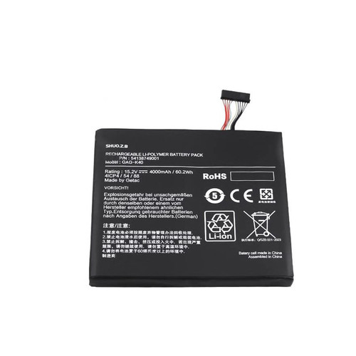 Laptop Battery For Getac G-Style 54138749001 GAG-K40 15.2V 4000mAh 60.2Wh New