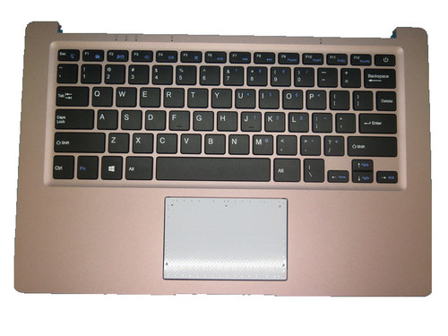 Laptop PalmRest&keyboard For HOMETECH Alfa 420C pink top case With United States US Black keyboard