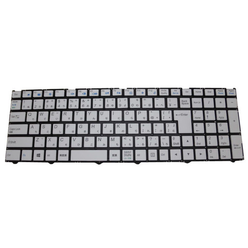Laptop Keyboard For CLEVO N750BU N751BU N750HU N751HU N750GU N751GU N750WU N751WU Japanese JP White Without Frame