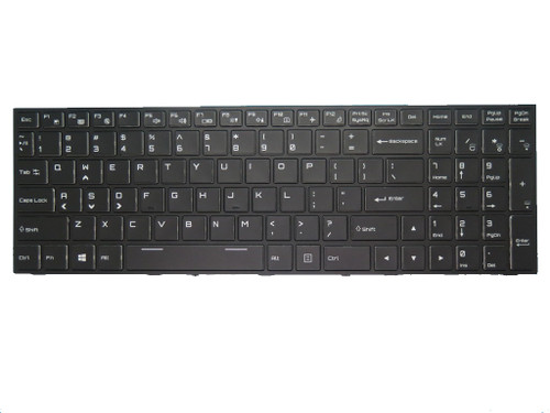 Laptop Keyboard For Hyrican Striker 1549 NOT01549 United States US With Frame With Backlit