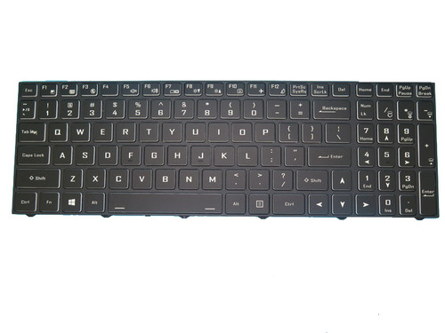 Laptop Keyboard For Hyrican Striker 1625 NOT01625 17,3 United States US With Frame With Backlit