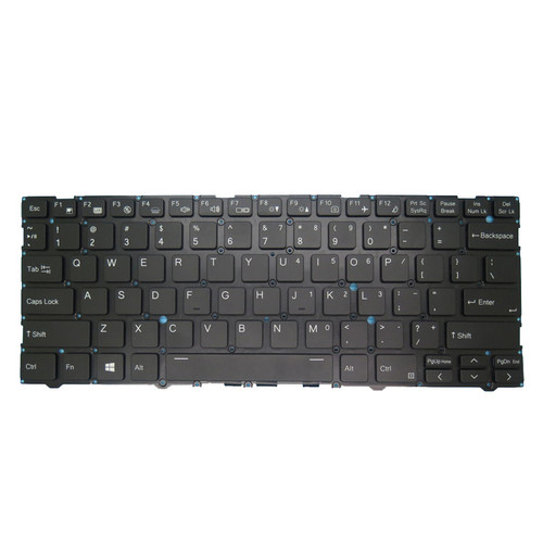 Laptop Keyboard For Hyrican Striker 1648 NOT01648 14 United States US With Frame Without Backlit film