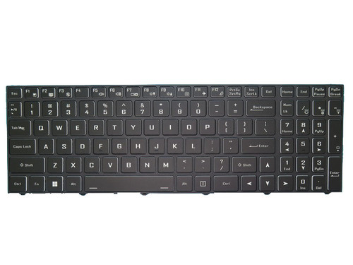 Laptop Keyboard For Hyrican Striker 1674 NOT01674 United States US With Frame Without Backlit film