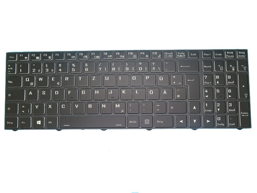 Laptop Keyboard For Hyrican Striker 1634 NOT01634 15.6 German GR With Frame Without Backlit film