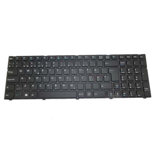 Laptop Keyboard For MEDION AKOYA S6214T MD99317 MD99374 MD99380 MD99381 MD99440 Black With Frame Nordic NE