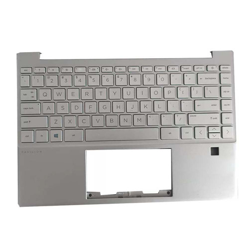 Laptop PalmRest&keyboard For HP Pavilion 13-BE0000 natural silver top cover United States US natural silver Keyboard without backlight M52829-001 Used