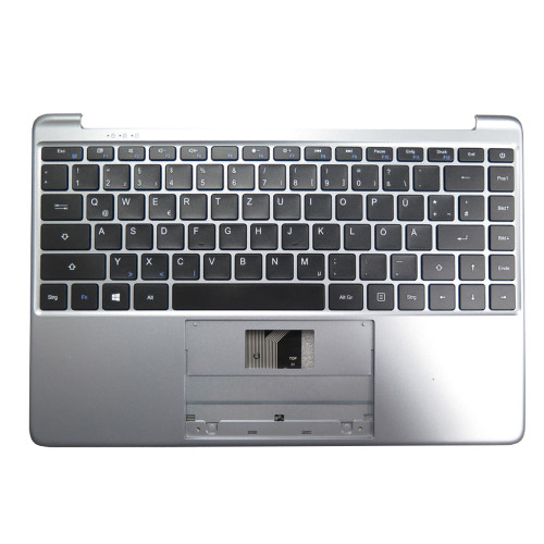 Laptop Replacement Palmrest For Chuwi HeroBook 14 CWI532 CWI514 Gray Without Backlit German GR Keyboard Upper Case New