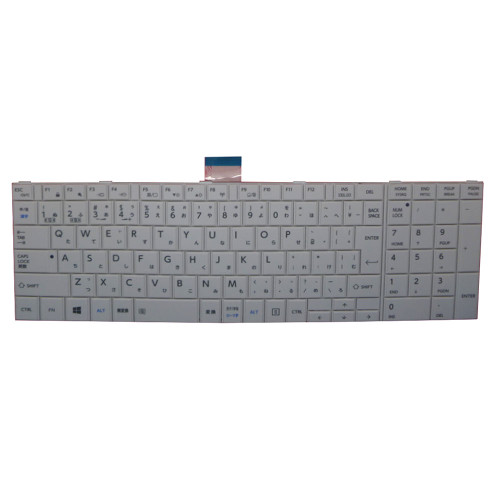 Laptop Keyboard For Toshiba For Dynabook B352/W2CF B352/W2CG B352/W2CHB PB3522CHSMBW PB3522CHSNBW PB3522CHSWBW PB3522CFSFBW PB3522CFSGBW PB3522CFSTBW PB3522CGSHBW PB3522CGSNBW PB3522CGSPBW Japanese JP JA White New