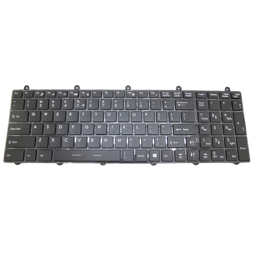 Laptop Keyboard For CyberpowerPC FangBook EVO HX6 HX6-100 HX6-105 HX6-110 HX6-200 HX6-300 English US Black With Backlit New