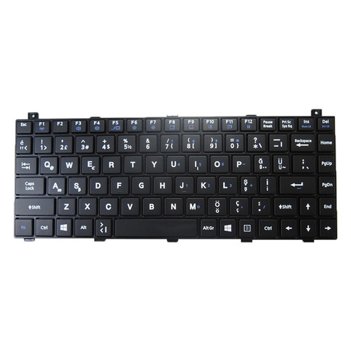 Laptop NO Backlit Keyboard For GETAC K120 G2-R K120 G2 KP4C64VAX6XX KP2164VAXKXX Turkey TR With Black Frame New
