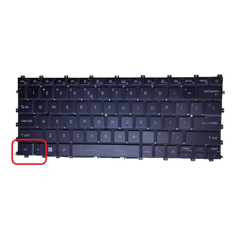 Laptop Backlit Keyboard For MSI Summit E13 AI Evo A1M Summit E13 AI Evo A1MTG English US Black No Frame