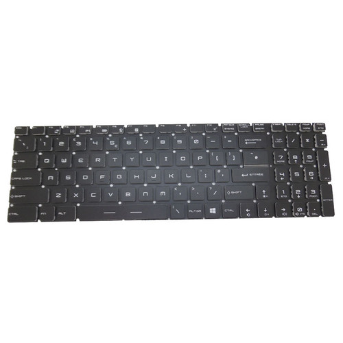 Used Laptop No Backlit Keyboard For MSI Creator 17-A10 Creator 17 A10SD A10SE A10SF A10SFS A10SGS MS-17G3 United Kingdom UK Black